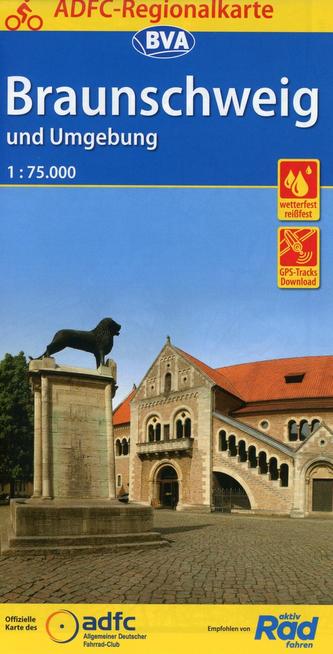 ADFC-Regionalkarte Braunschweig und Umgebung 1:75.000
