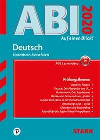 Abi - auf einen Blick! Deutsch Nordrhein-Westfalen 2020