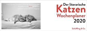 Der literarische Katzen Wochenplaner 2020