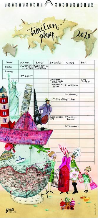 Kreative Familie Familienplaner 2020