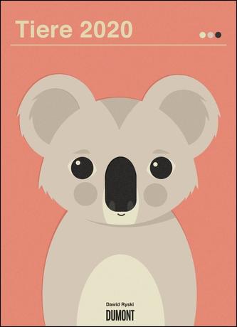 Dawid Ryski: Tiere 2020 - Kinder-Kalender - Poster-Format