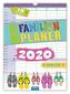 XL-Familienplaner 2019/ 2020 18 Monate