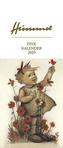 Fink Hummel 2020. Kunst-Postkartenkalender