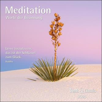 Meditation 2020 - Broschürenkalender - Wandkalender - mit herausnehmbarem Poster und Zitaten