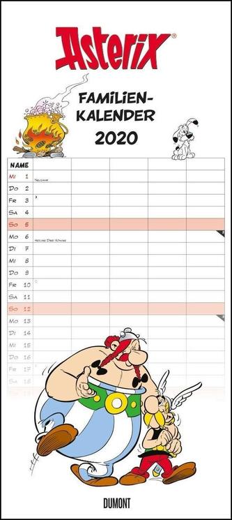 Asterix Familienplaner 2020 - Wandkalender - Familienkalender mit 5 Spalten -- Format 22 x 49,5 cm