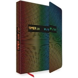 Schülerkalender Linien mit Klappe 2019/20