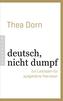 deutsch, nicht dumpf