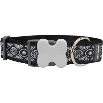 Obojek RD 40 mm x 37-55 cm - Snake Eyes Black