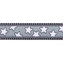 Vodítko RD přep. 20 mm x 2 m - Stars White on Grey