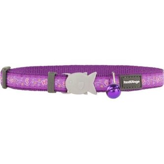 Obojek pro kočky  - Butterfly Purple