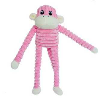 ZippyPaws Spencer - Opice růžová Small
