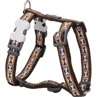 Postroj RD 25 mm x 71-113 cm - Bone Yard Brown
