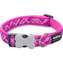 Obojek RD 15 mm x 24-37 cm - Flanno Hot Pink