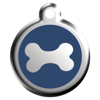 Známka Red Dingo - Kost - Modrá velikost známky L - 37 mm