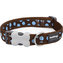 Obojek RD 12 mm x 20-32 cm - Blue Spots on Brown