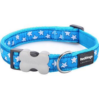 Obojek RD 15 mm x 24-37 cm - Stars White