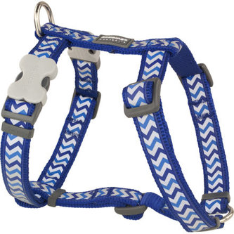 Postroj RD 25 mm x 56-80 cm - Ziggy Rfx- Tm.Modrá