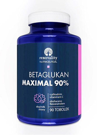 Renovality Betaglukan 90% MAXIMAL s Vitamínem C 90 tobolek