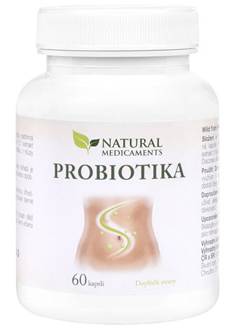 Natural Medicaments Probiotika 60 kapslí Natural Medicaments Probiotika 60 kapslí