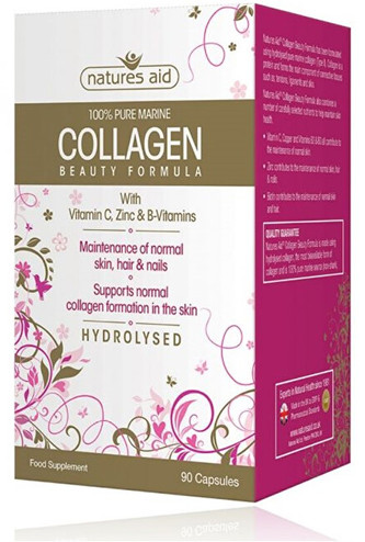 Natures Aid Kolagen 500 mg typ II (100% mořského původu) 90 tobolek Natures Aid Kolagen 500 mg typ II (100% mořského původu) 90 tobolek