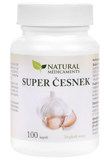 Natural Medicaments Super Česnek 100 kapslí Natural Medicaments Super Česnek 100 kapslí