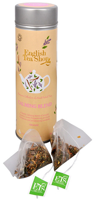English Tea Shop Čaj Zklidňující směs - plechovka s 15 bioodbouratelnými pyramidkami English Tea Shop Čaj Zklidňující směs - plechovka s 15 bioodbouratelnými pyramidkami