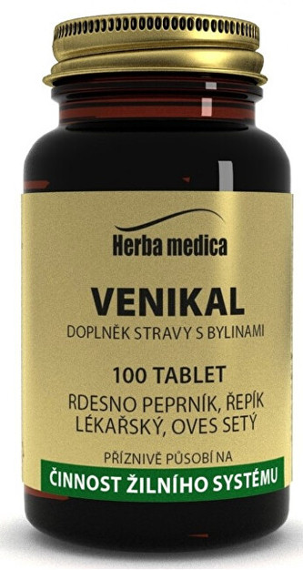 HerbaMedica Venikal 50g - žilní systém 100 tablet