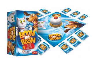 Boom Boom Psi a kočky společenská hra v krabici 15x16x10cm