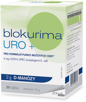 OnaPharm Blokurima URO+ 2g D-manózy 30 sáčků