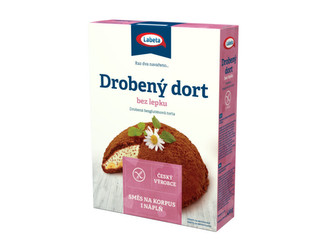 LABETA A.S. Drobený dort bez lepku 410 g