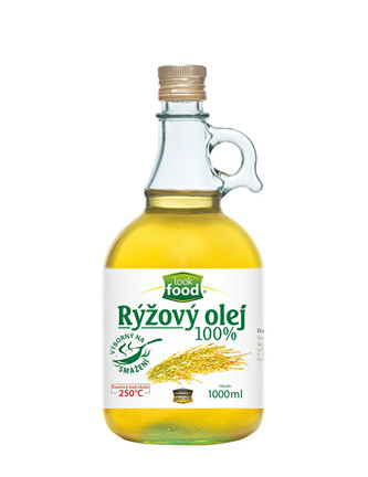 Look food s.r.o Olej rýžový 100% karafa 1000 ml