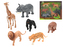 Zvířátka safari 7-17cm 6ks v krabičce