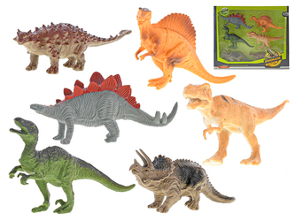 Dinosaurus 14-17cm 6ks v krabičce
