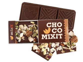 Mixit - Čokoláda Mini - Mléčná s ořechy 50 g