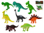 Dinosaurus 11-14cm 8ks v sáčku