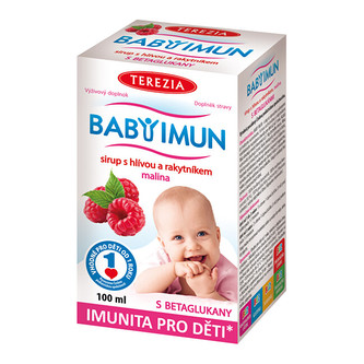Terezia - Baby imun sirup s hlívou a rakytníkem 100ml - malina
