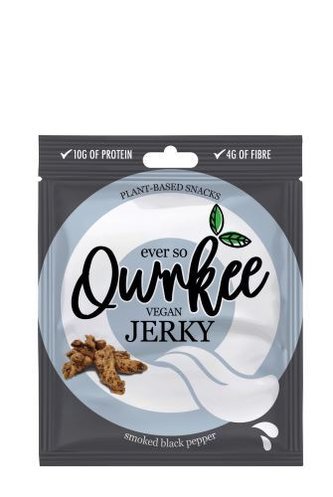 Qwrkee Vegan Jerky - Černý pepř 70 g