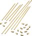 Dřevěné pruty 8 ks + korálky 20 ks