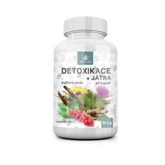 Allnature Detoxikace bylinný extrakt 60 pastilek