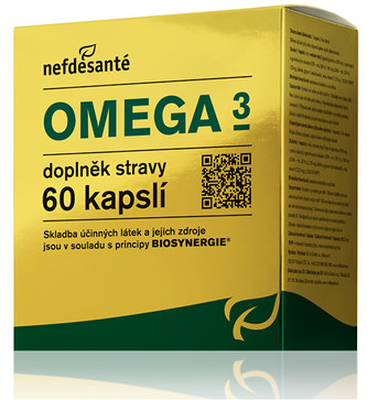 NEF DE SANTÉ Omega 3 60 kapslí