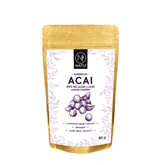 Natu Acai BIO prášek 80 g