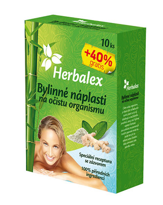 Herbamedicus Detoxikační náplastí s konopím 10 ks + 40% GRATIS Herbamedicus Detoxikační náplastí s konopím 10 ks + 40% GRATIS