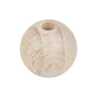 Dřevěné korálky O 30 mm 10 ks Dřevěné korálky O 30 mm 10 ks