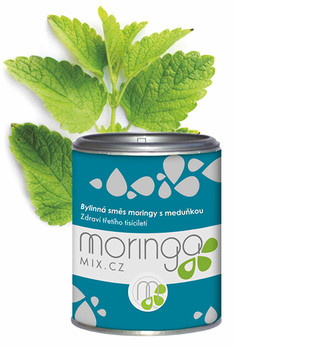 Moringa MIX Bylinná směs moringy s meduňkou 100 g