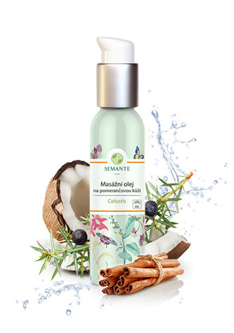 Semante by Naturalis Masážní olej na pomerančovou kůži \"Celustis\" BIO 100 ml