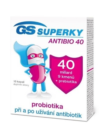 GreenSwan GS Superky Antibio 40, 10 kapslí GreenSwan GS Superky Antibio 40, 10 kapslí