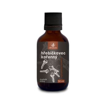 Allnature Hřebíčkovec kořenný bylinné kapky 50 ml