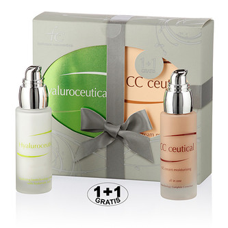 Herb Pharma Hyaluroceutical - hydratační biotechnologická emulze 30 ml + CC Ceutical hydratační krém 30 ml (1 + 1 zdarma)