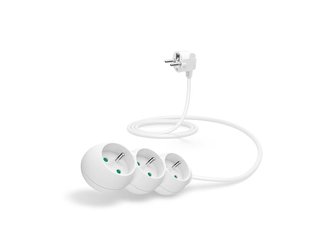 Prodlužovací kabel CONNECT IT CI-1318, 230 V, 3 zásuvek, 1,5 m, bez vypínače (bílý)