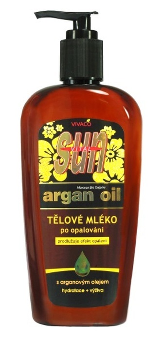 SUN Arganové tělové mléko po opalování 300ml